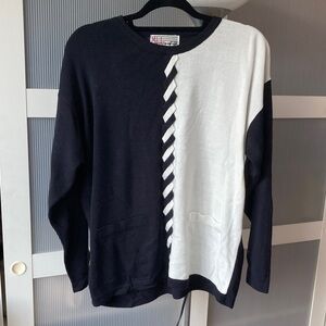 Black and White Sweater